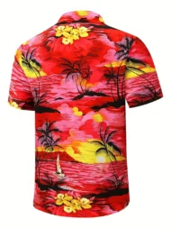 Men's Design  Fashion Beach Sunset Beach Pattern - Imagen 3