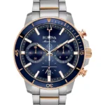 Men's  Marine Star Two-Tone Stainless Steel Bracelet Watch 45mm