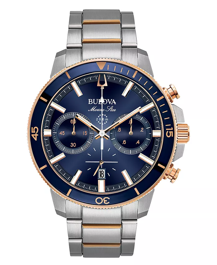 8750047_fpx.webp Men's Marine Star Two-Tone Stainless Steel Bracelet Watch 45mm - Imagen 1