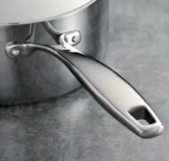 Tri-Ply Gourmet  Clad 1.5 qt. Stainless Steel Sauce Pan - Imagen 4