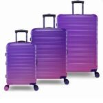 3 Piece Set with Double Spinner Wheels, Carry-on Checked Luggage 20" 24" 28 "