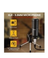 Interfaz de audio con mezclador DJ y tarjeta de sonido, Maonocaster Lite portátil todo en uno estudio de producción de podcast - Imagen 6