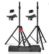 Universal 6FT Speaker Stand Set (2-Pack) with Carry Bag