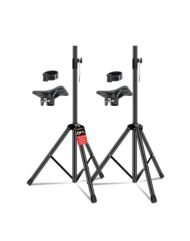Universal 6FT Speaker Stand Set (2-Pack) with Carry Bag - Image 2