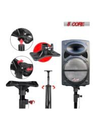 Universal 6FT Speaker Stand Set (2-Pack) with Carry Bag - Image 5