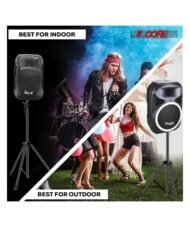 Universal 6FT Speaker Stand Set (2-Pack) with Carry Bag - Image 8