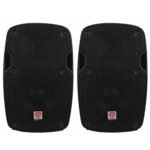 🔊 2 Rockville SPG88 8“ Passive 800W DJ PA Speakers ABS Lightweight Cabinet 8 Ohm