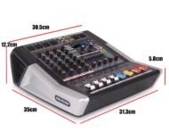 Professional 4-Channel Audio Mixer with Bluetooth, USB & Digital DSP - Image 8