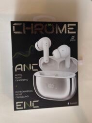 CHROME True Wireless ANC & ENC Earbuds – White - Image 3