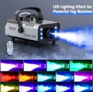 1200W Fog Machine with 6 LED Lights & Remote Control - Image 3