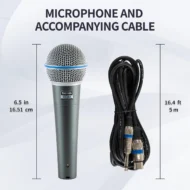 Thefing BT58A Dynamic Vocal Microphone With XLR Cable - Image 3