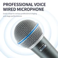 Thefing BT58A Dynamic Vocal Microphone With XLR Cable - Image 4