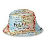 Haiti Map Bucket Hat