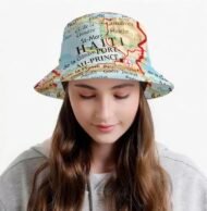 Haiti Map Bucket Hat - Image 3