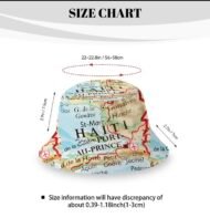 Haiti Map Bucket Hat - Image 5