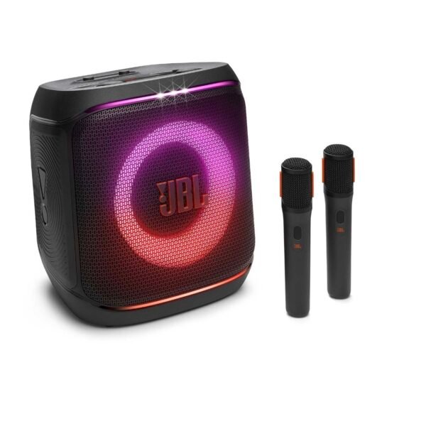 JBL PartyBox Encore 2 – Portable Bluetooth Party Speaker with 2 Wireless Microphones