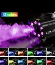 LED-500 Fog Machine with Colorful LED Lights + Wired Remote - Image 3