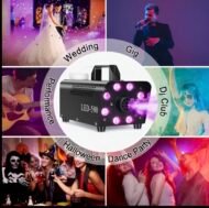 LED-500 Fog Machine with Colorful LED Lights + Wired Remote - Image 5